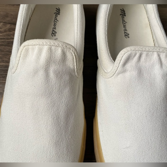 Madewell Womens White Slip-On Sneackers Size 9.5 - Picture 10 of 12
